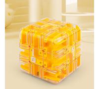 Large Labyrinth 3D Maze Cube, Engaging Brain Teaser Toy, Logical Challenge 3x3 Maze Puzzle Cube Toy for Stress Relief & Logic Development, Educational Focus Game Gift for Family Gatherings