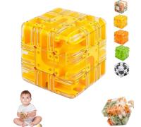 Large Labyrinth 3D Maze Cube - Engaging Brain Teaser Toy,Puzzle Maze Cube,Spatial Awareness Brain Training Toy,Educational Focus Game,for Stress Relief & Logic Development