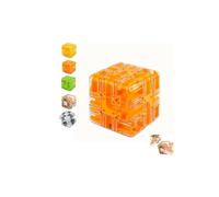 Large Labyrinth 3D Maze Cube,Engaging Brain Teaser Toy,Spatial Awareness Brain Training Toy Cubes,Marble Magic Challenge Mazes Ball,for Adults Teens Stress Relief & Logic Development