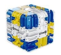 Large Labyrinth 3D Maze Cube, Engaging Brain Teaser Toy, Spatial Awareness Brain Training Toy, Development Educational Focus Game Gift for Family Gatherings (Blue)