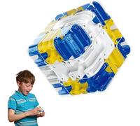 Large Labyrinth 3D Maze Cube,Engaging Logical Challenge 3x3 Maze Puzzle Cube Toy for Stress Relief & Logic Development, Educational Focus Game Gift For Home Family Gatherings (Blue)