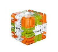 Large Labyrinth 3D Maze Cube Logical Challenge 3x3 Cube Puzzle Toy for Adults Teens Engaging Brain Teaser Toy for Stress Relief & Logic Development Educational Game For Family Gatherings (Orange)