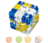 Large Labyrinth 3D Maze Cube, Logical Challenge 3x3 Maze Puzzle Cube Toy for Stress Relief & Logic Development, Spatial Awareness Brain Training Puzzle (#01)