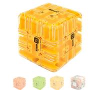 Large Labyrinth 3D Maze Cube, Logical Challenge 3x3 Maze Puzzle Cube Toy for Stress Relief & Logic Development, Spatial Awareness Brain Training Puzzle (#04)