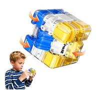 Large Labyrinth 3D Maze Cube, Puzzle Cubes Mazes Game, Engaging Brain Teaser Toy for Stress Relief & Logic Training，High - Difficulty Puzzle Challenge for Kids & Adults, Family & Friends (Blue)