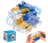 Large Labyrinth 3D Maze Puzzle Cube, 3D Rolling Ball Maze Cube Game, Engaging Brain Toy for Stress Relief & Logic Training, Educational Focus Game Gift for Family Gatherings