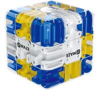 Large Labyrinth 3D Maze Puzzle Cube, Labyrinth Ball Brain Teaser, Tilt & Rotate Roller-Ball Game for Kids & Adults, Portable Stress-Buster Sensory Toy for Hand-Eye Coordination