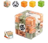 Large Labyrinth 3D Maze Puzzle Cube, Puzzle Games Engaging Brain Teaser Toy For Logic Development For Kids And Adults(B)