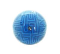 Large Labyrinth 3D Maze Sphere, Logical Challenge 3x3 Maze Puzzle Sphere Toy for Stress Relief & Logic Development, Spatial Awareness Brain Training Puzzle (Blue)