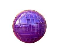 Large Labyrinth 3D Maze Sphere, Logical Challenge 3x3 Maze Puzzle Sphere Toy for Stress Relief & Logic Development, Spatial Awareness Brain Training Puzzle (Purple)