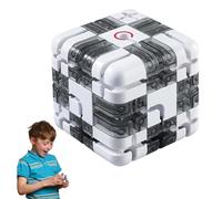 Large Labyrinth 3D Puzzle Maze Cube, ABS Material Labyrinth 3D Puzzle Maze Cube for Stress Relief and Logic Development, 3x3 Mazes Puzzles Cubes for Adults, Teens