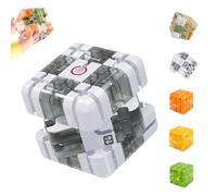 Large Labyrinth 3D Puzzle Maze Cube - Engaging Brain Teaser Toy, 3D Cube Maze Puzzle with Tiny Ball, Spatial Logic Thinking Training Toy, Educational Game for Kids and Teenagers (White)