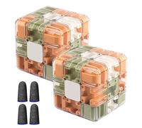 Large Labyrinth 3D Puzzle Maze Cube - Engaging Brain Teaser Toy, 3D Maze Ball Puzzle, Handheld Fidget Game for Adults and Kids Anxiety Relief, Brain Training, Improve Spatial Recognition(2PCS-A)