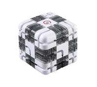 Large Labyrinth 3D Puzzle Maze Cube - Engaging Brain Teaser Toy,Challenge Ball Maze Cube,Spatial Awareness Brain Training Toy Cubes,Roller Ball Smart Spatial,Fun Hand-Eye Coordination(Black)