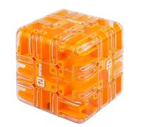 Large Labyrinth 3D Puzzle Maze Cube - Engaging Brain Teaser Toy, Dual-Use Smart Roller Ball Maze Stress Fidget Cube, Magic Mind Brain Training Toys Gifts for Adults and Kids