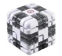 Large Labyrinth 3D Puzzle Maze Cube - Engaging Brain Teaser Toy, Dual-Use Smart Roller Ball Maze Stress Fidget Cube, Magic Mind Brain Training Toys Gifts for Adults and Kids