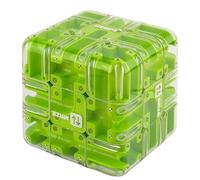 Large Labyrinth 3D Puzzle Maze Cube - Engaging Brain Teaser Toy, Dual-Use Smart Roller Ball Maze Stress Fidget Cube, Magic Mind Brain Training Toys Gifts for Adults and Kids