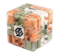 Large Labyrinth 3D Puzzle Maze Cube - Engaging Brain Teaser Toy, Dual-Use Smart Roller Ball Maze Stress Fidget Cube, Magic Mind Brain Training Toys Gifts for Adults and Kids