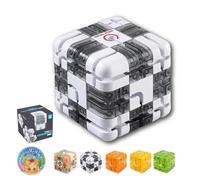Large Labyrinth 3D Puzzle Maze Cube - Engaging Brain Teaser Toy, High - Difficulty Puzzle, Spatial Awareness Brain Training Toy, Educational Focus Game Gift for Adults Teens (Gray)