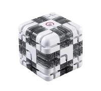 Large Labyrinth 3D Puzzle Maze Cube - Engaging Brain Teaser Toy, High Level Educational Logic Game, Labyrinth 3D Puzzle Maze Cube for Stress Relief, Focus Training (Grey)