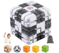 Large Labyrinth 3D Puzzle Maze Cube - Engaging Brain Teaser Toy labrynth game Cube, Interactive Maze Game Cubes, High - Difficulty Education Sensory Toys Gift for Kids and Adults (1pc-B)