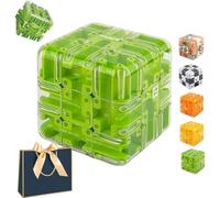Large Labyrinth 3D Puzzle Maze Cube - Engaging Brain Teaser Toy, Labyrinth Puzzle Cube Interactive Maze Game for Kids and Adults, High - Difficulty Puzzle for Developing Cognitive Skill (E)
