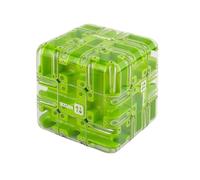 Large Labyrinth 3D-Puzzle Maze Cube - Engaging Brain Teaser Toy,Spatial Awareness Brain Training Toy for Stress Relief & Logic Development,Educational Focus Game Gift for Adults Teens(Green)
