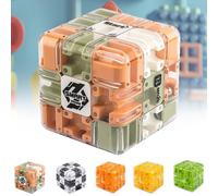 Large Labyrinth 3D-Puzzle Maze Cube - Engaging Brain Teaser Toy,Spatial Awareness Brain Training Toy for Stress Relief & Logic Development,Educational Focus Game Gift for Adults Teens(New)