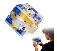 Large Labyrinth 3D Puzzles Maze Cube, Engaging Brain Teaser Toy, 3.35'' Smart Roller Ball Maze Cube, 3D Puzzles MazeBall LabyrinthCube for Stress Relief & Logic Development