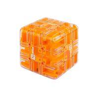 Large Labyrinth 3d Puzzles Maze Cube - Engaging Brain Teaser Toy, 3d Puzzles Maze Cube 3x3 Challenge Mazes Ball For Stress Relief, A Perfect Educational Game Gift (Red)