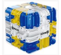 Large Labyrinth 3D Puzzles Maze Cube, Engaging Brain Teaser Toy, Funny 3D Rolling Ball Maze, Brain Training Puzzle, Practical Brain Training Toy for Stress Relief, Relieve Anxiety (F)