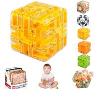 Large Labyrinth 3D Puzzles Maze Cube - Engaging Brain Teaser Toy, High - Difficulty Puzzle, 3D Maze Magic Cube & Ball, Brain Training Puzzle