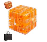 Large Labyrinth 3D Puzzles Maze Cube - Engaging Brain Teaser Toy, Sharpen Hand-Eye Coordination and Concentration, Spatial Awareness Brain Training Puzzle (D#)