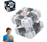Large Labyrinth 3D Puzzles Maze Cube - Engaging Brain Teaser Toy, Spatial Awareness Brain Training Toy, Educational Focus Game Gift for Adults Teens for Stress Relief & Logic Development (Grey)