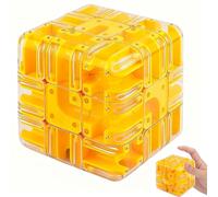 Large Labyrinth 3D Puzzles Maze Cube - Engaging Brain Teaser Toy, Spatial Awareness Brain Training Toy, Labrynth Puzzle Interactive Maze Game,Educational Focus Game Gifts for Logic Development
