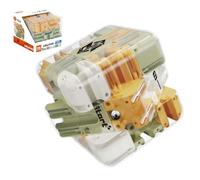 Large Labyrinth 3D Puzzles Maze Cube, Logical Challenge 3x3 Maze Puzzles Cubes, 3D Magic Roller Ball Puzzle Maze Cube - Engaging Brain Teaser, Sharpen Hand-Eye Coordination and Concentration (Color)