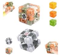 Large Labyrinth 3D Puzzles Maze Cube, Rubik Race Game, Engaging Brain Teaser Toy, Education Sensory Toys Birthday Gift for Adults Kids 8 9+ Year Old Boy (B)