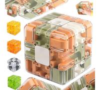Large Labyrinth Puzzle 3D Maze Cube - Engaging Brain Teaser Toy,Spatial Awareness Brain Training Toy,Sharpen Hand-Eye Coordination And Concentration,Educational Focus Game Gift For Teens (A 1pc)