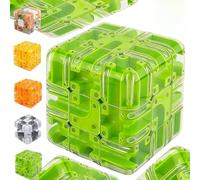 Large Labyrinth Puzzle 3D Maze Cube - Engaging Brain Teaser Toy,Spatial Awareness Brain Training Toy,Sharpen Hand-Eye Coordination And Concentration,Educational Focus Game Gift For Teens (C 1pc)