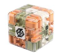 Large Labyrinth Puzzle Maze Cube - Engaging Brain Teaser Toy, 3x3 3D Magic Puzzle Maze Ball Labyrinth Cube, Anti Stress Educational Toys, Mind Teaser Challenge Game for Adults, Teens, Kids