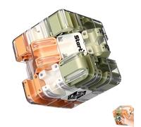 Large Labyrinth Puzzle Maze Cube - Engaging Brain Teaser Toy for Adults and Kids, Roller Ball Smart Spatial Cube Maze, Logic Puzzle, Stress Relief Fidget Cubes Educational Focus Game Gift(Normal)