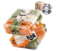 Large Labyrinth Puzzles 3D Maze Cube - Engaging Brain Teaser Toy, Spatial Awareness Brain Training Toy, For Stress Relief & Logic Development (Color)