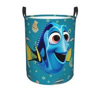 Large Laundry Basket Dory Faces Laundry Hamper Freestanding Tall Clothes Hamper Foldable Washing Bin Clothes Bag Collapsible Clothes Hamper for Laundry, Bedroom, Dorm