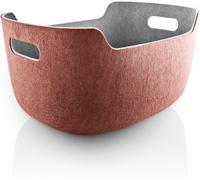 Large Laundry Storage Basket for Clothes Elegant Brown 40x29x22 cm