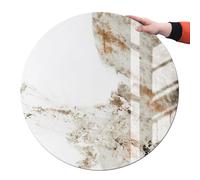 Large Lazy Susan for Table - Marble Texture Rotating Serving Tray Anti-Slip Base Perfect for Kitchen & Outdoor Dining Sturdy Centerpiece for Easy Sharing