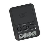 Large LCD Digital Timer with 9999 Days Countdown for Kitchen Gym Work Area Loud Beep Timer Visual Alert