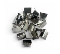 Large Lead Flashing Fixing Clips 16mm-26mm Chase Joints, Brickwork, Silver Fixes Lead Sheet Into Joint Lead Wedging Pointing Brickwork wedging Lead into Brickwork Mansory Pack of 25