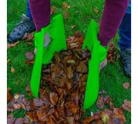 Large Leaf Grabber Handheld Garden Leaf Scoop Collector Tool For Yard Cleanup