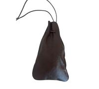 Large Leather Medicine Bag/Coin Purse/Money Wallet/Drawstring Tobacco Pouch