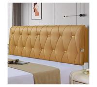 Large Leatherette Headboard Cushion Removable Back rt Pillow for Bed Comfortable Reading Cushion Soft Lumbar rt 150x60x10cm Nightstand Aessory. (F 150x60x10cm)